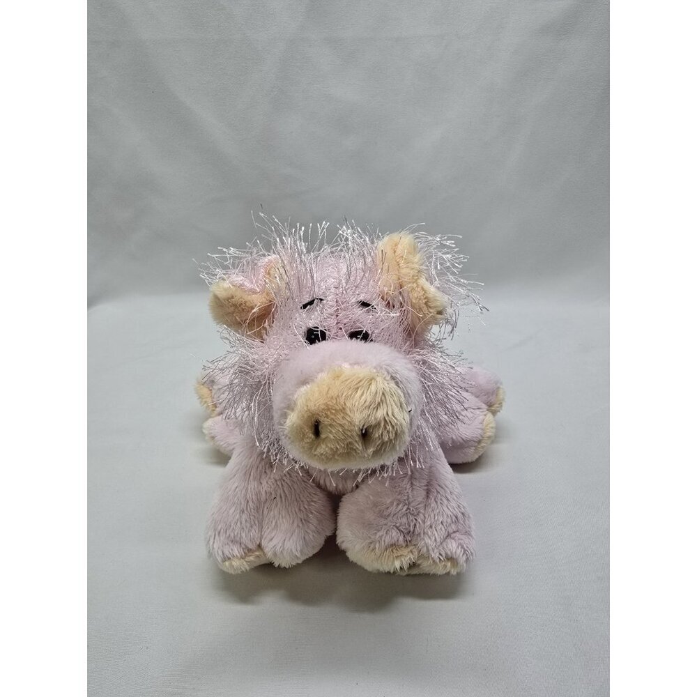 Ganz Webkinz FUZZY PINK PIG Plush STUFFED ANIMAL Toy HM002- No Code Retired